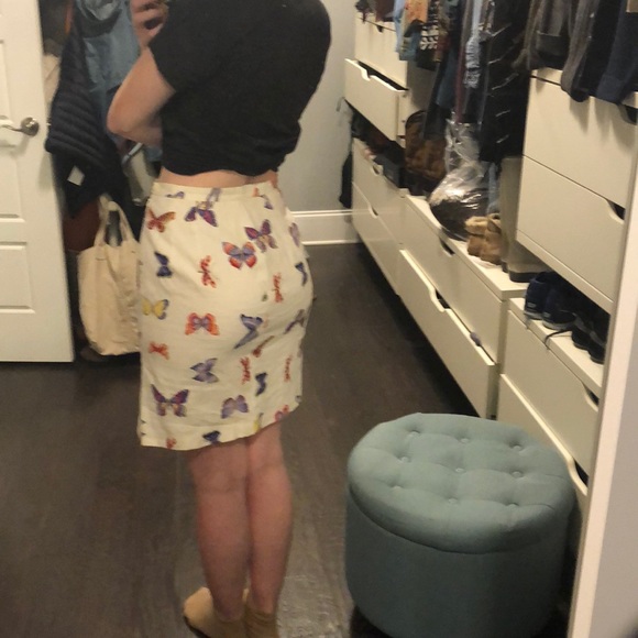 90’s Butterfly Pencil Skirt 🦋🌈🦋 - Picture 3 of 7